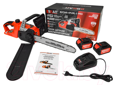 Пила цепная аккумуляторная Brait Аккумуляторная BCCS40-4PUBL-2 PRO