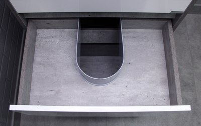 Тумба под умывальник Домино Classica 60 Karlo с двумя ящиками DK5314T