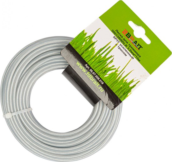 Леска для триммера Brait BR 3.0x15 30015 RNDLR  - фото