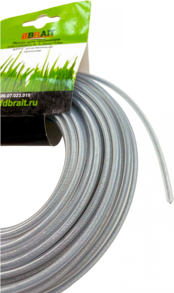 Леска для триммера Brait BR 3.3x15 33015 RNDLR