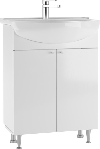 Тумба под умывальник Домино Амур 60 Промо без ящика