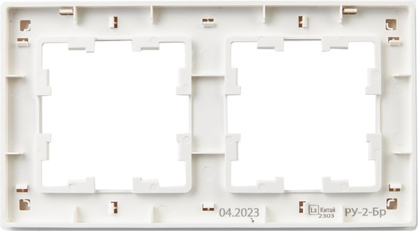 Рамка для выключателей и розеток IEK Brite BR-M22-51-K01