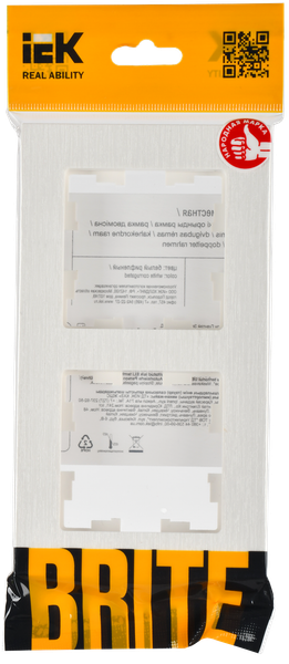 Рамка для выключателей и розеток IEK Brite BR-M22-51-K01