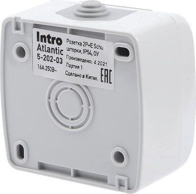 Розетка INTRO Atlantic 5-202-03 / Б0050946