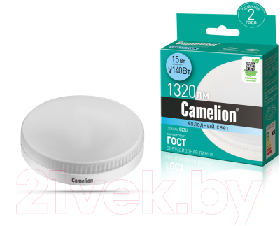 Лампа Camelion LED15-GX53/845/GX53