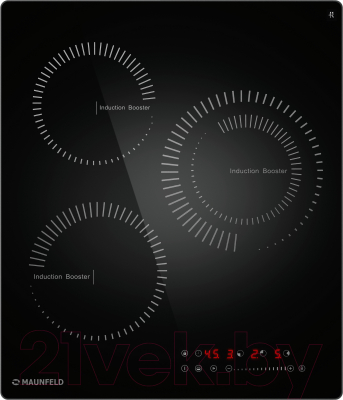 Индукционная варочная панель Maunfeld CVI453STBKC - фото