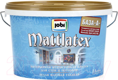 Краска Jobi Mattlatex - фото