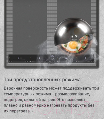 Индукционная варочная панель Maunfeld CVI594SF2MBL LUX