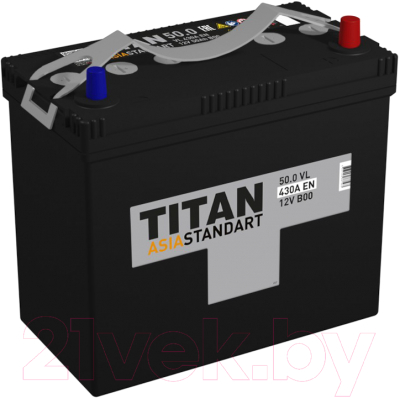 Автомобильный аккумулятор TITAN Asia Standart B24 430A R+ B00 - фото