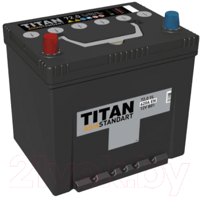 Автомобильный аккумулятор TITAN Asia Standart D26 620A L+ B01 - фото