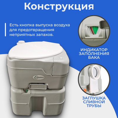 Портативный биотуалет Saniteco CHH-N5320T