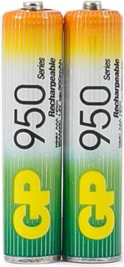 Комплект аккумуляторов GP Batteries 95AAAHC AAA NiMH 950mAh / 95AAAHC-2DECRC2