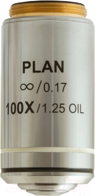 Объектив для микроскопа Levenhuk MED 100x/беск / 76079 - фото