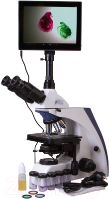 Микроскоп цифровой Levenhuk MED D30T LCD тринокулярный / 73999