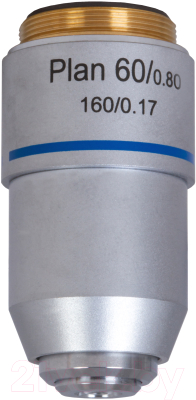 Объектив для микроскопа Levenhuk MED 60x / 76072 - фото