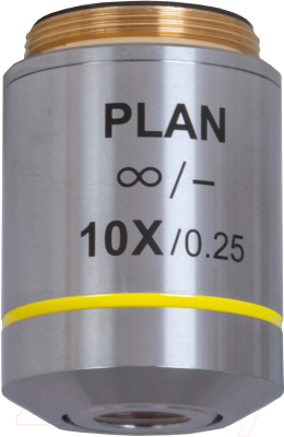 Объектив для микроскопа Levenhuk MED 10x/беск / 76075 - фото