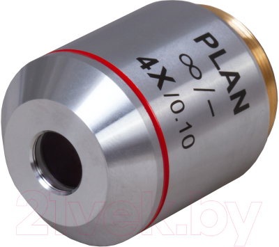 Объектив для микроскопа Levenhuk MED 4x/беск / 76074