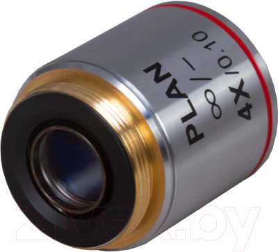 Объектив для микроскопа Levenhuk MED 4x/беск / 76074