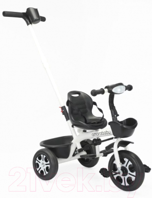 Трехколесный велосипед с ручкой Amarobaby Legend / AB23-36LG/13 (белый)