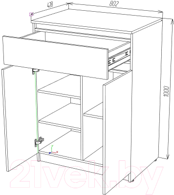 Тумба Eligard Locarno 2 