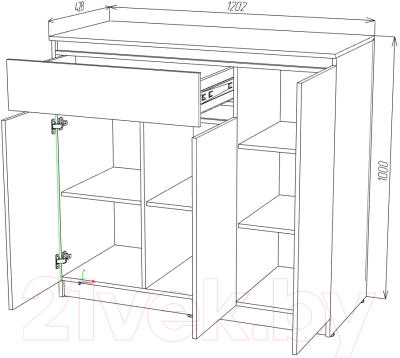 Тумба Eligard Locarno 3 
