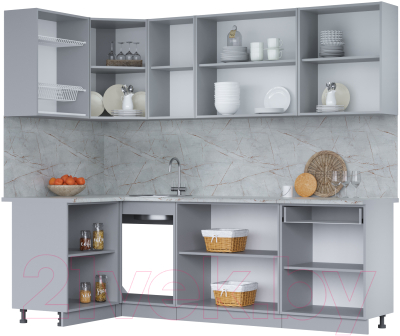 Кухонный гарнитур Интерлиния Мила 12x24