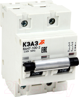 Выключатель автоматический КЭАЗ ВА47-100-2C32-УХЛ3 (10кА) / 318123 - фото