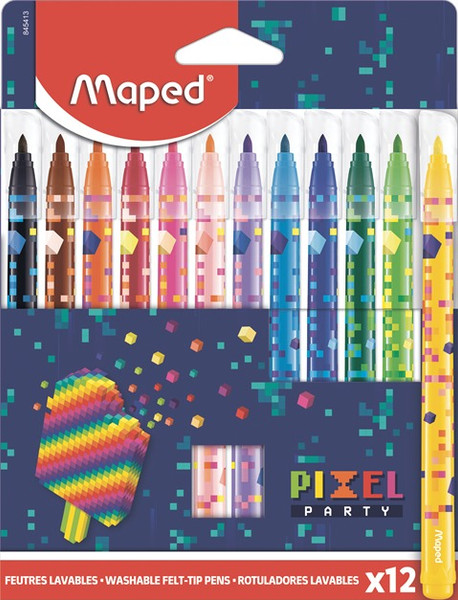 Фломастеры Maped Pixel Party / 845413 - фото