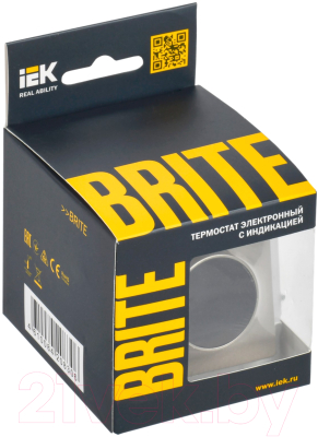 Термостат для климатической техники IEK Brite BR-RT11-K37