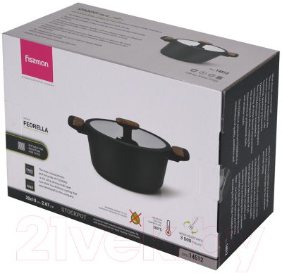 Кастрюля Fissman Feorella 14512
