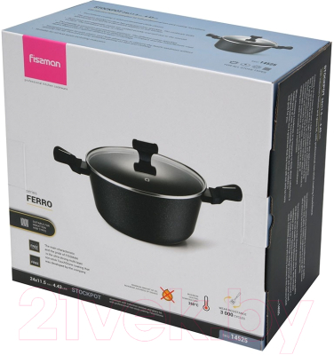 Кастрюля Fissman Ferro 14525