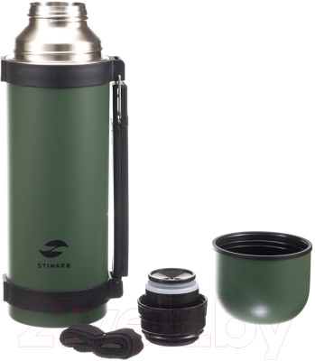Термос для напитков STINGER HY-1200-11GRN