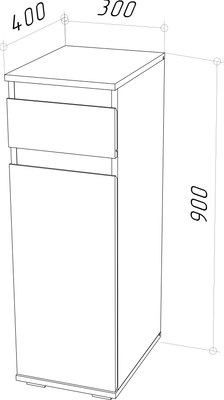 Тумба НК Мебель Stark КМ-30 / 71579680