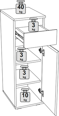 Тумба НК Мебель Stark КМ-30 / 71579680
