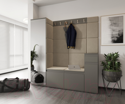 Шкаф-пенал НК Мебель Stark однодверный / 71579687