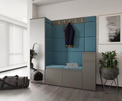 Шкаф-пенал НК Мебель Stark однодверный / 71579687