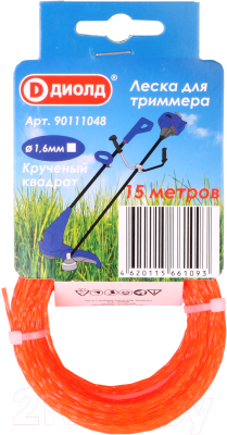 Леска для триммера Диолд 1.6мм / 90111048 - фото