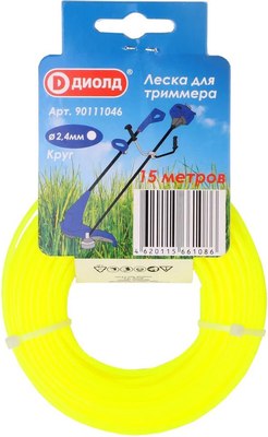 Леска для триммера Диолд 2.4мм / 90111046 - фото