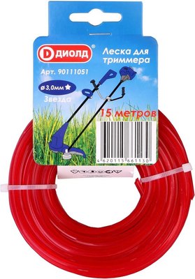 Леска для триммера Диолд 3.0мм / 90111051 - фото