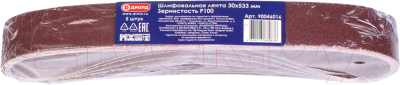 Набор шлифлент Диолд 30x533мм Р 100 / 90046016 - фото