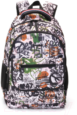 Школьный рюкзак Torber Class X / T2743-WHI-BLK-P