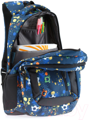 Школьный рюкзак Torber Class X / T5220-BLK-BLU-P
