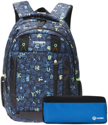 Школьный рюкзак Torber Class X / T5220-NAV-BLU-P - фото