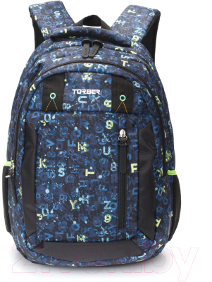Школьный рюкзак Torber Class X / T5220-NAV-BLU-P