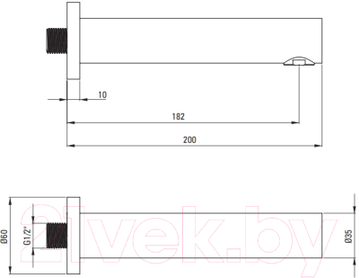Излив Deante Cascada NAC N81K