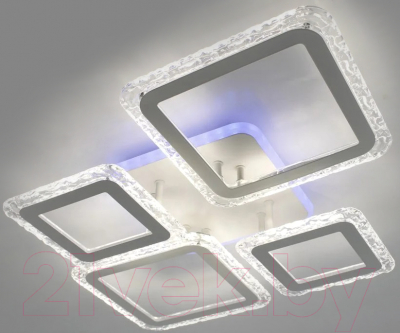 Люстра Estares Oval Ice RGB 75W 5S-APP-725x500x93-White/Clear-220-IP20 - фото