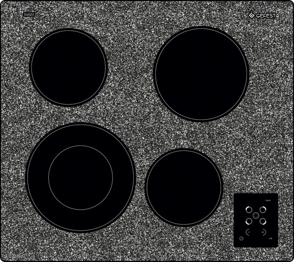 Электрическая варочная панель GEFEST ЭС В СН 4231 К42 - фото