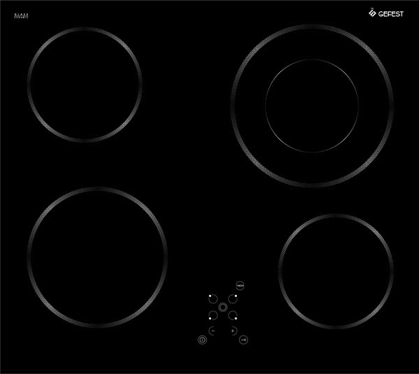 Электрическая варочная панель GEFEST ПВЭ 4233 К10 - фото