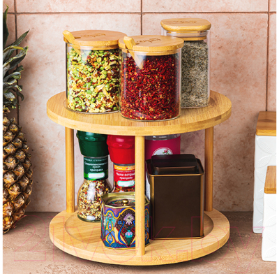 Подставка настольная для кухни Elan Gallery Вращающаяся / 240302