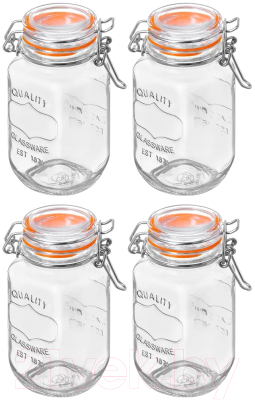 Набор емкостей для хранения Elan Gallery Glaskraft / 300154 - фото